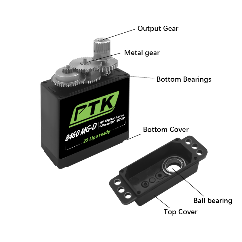 PTK 8460 MG-D9gDigital servo M - огляд і ціна Rc Helicopter Motor