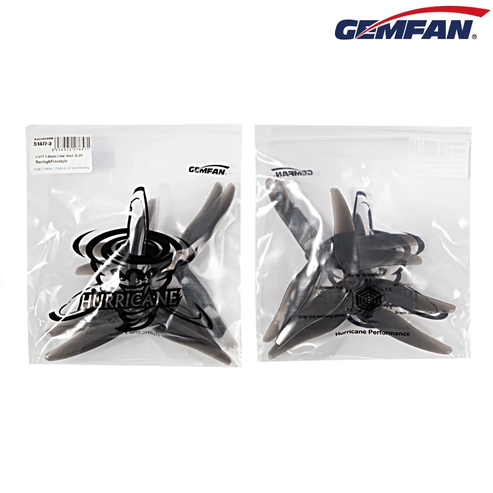 10Pairs (10CW + 10CCW) Gemfan  - огляд і ціна Rc Helicopter Blade