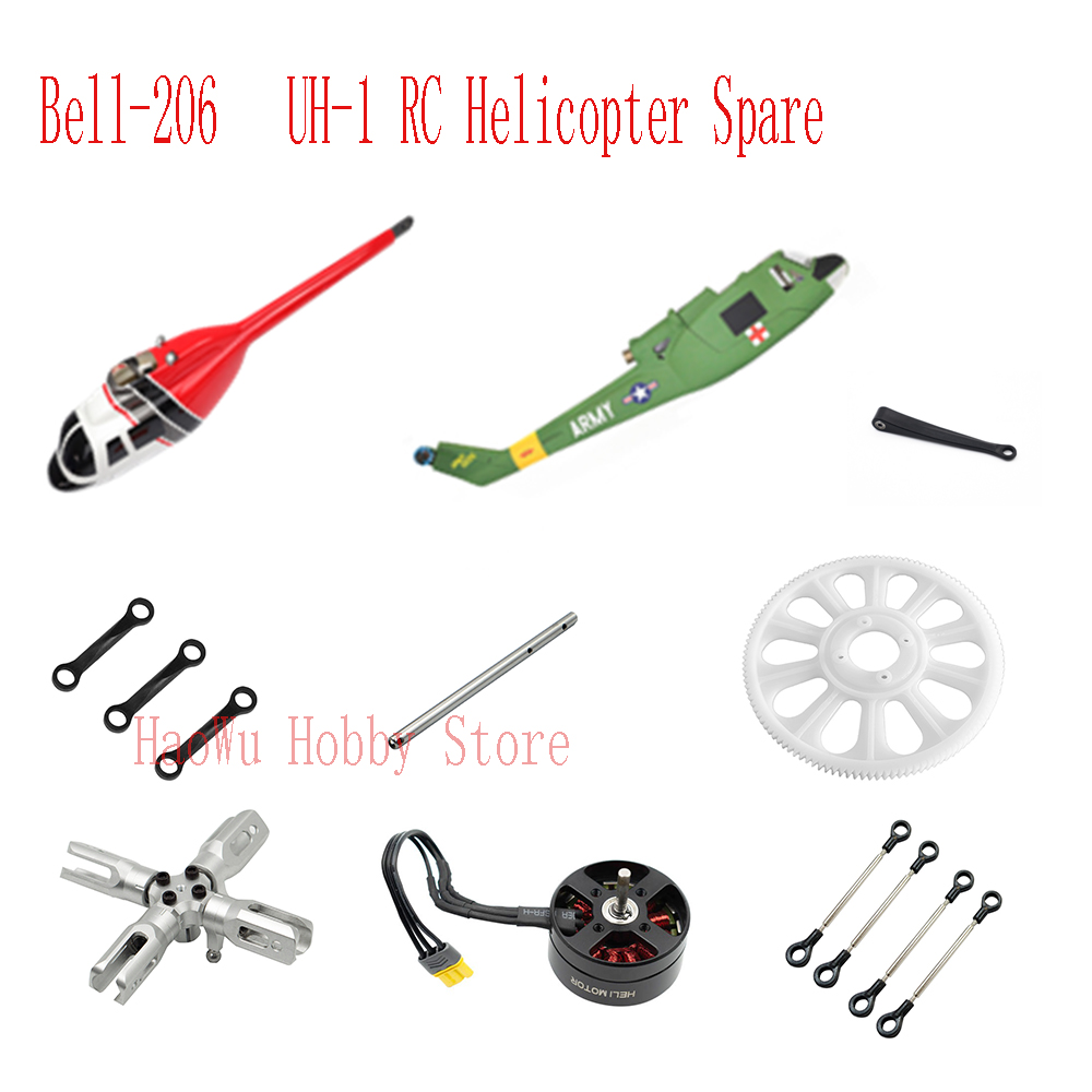 Flywing bell206 UH1 Bell-206 U - огляд і ціна Rc Helicopter Large